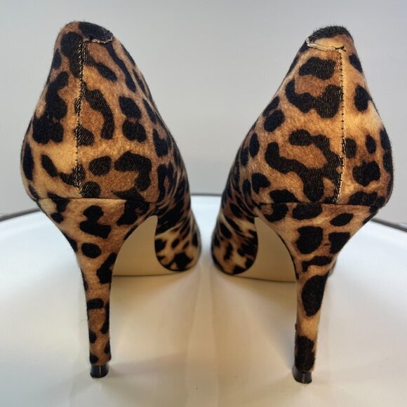 Steve Maddens Textile Leopard print High heels 8.5M - Picture 4 of 8